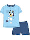 Natura Kids' Pajamas Summer Sky Blue
