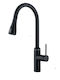 H2O Monarch Kitchen Faucet Counter with Pull-Out Spray Black