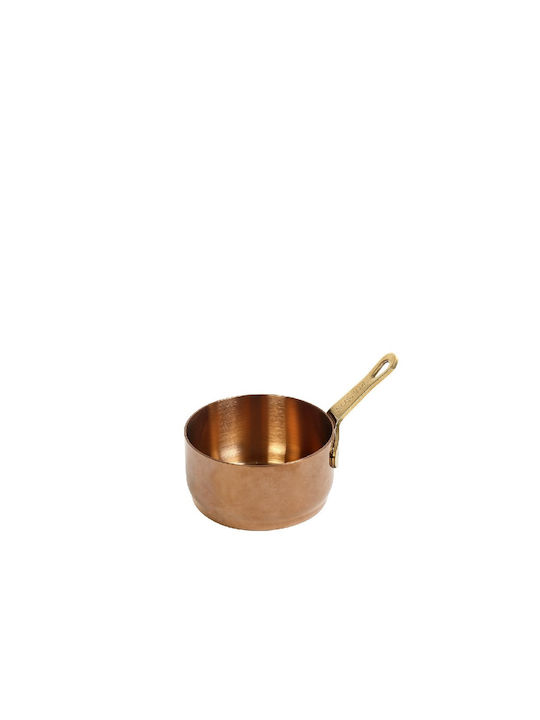Espiel Dip Serving Bowl Round Metal Gray with Diameter 6cm