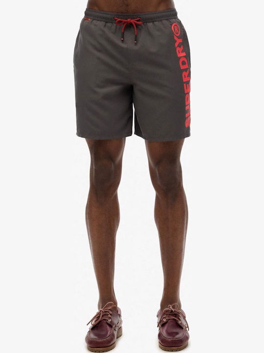 Superdry Herren Badehose Shorts Gray