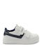 Παιδικά Sneakers με Σκρατς Λευκά