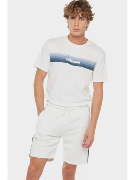 Ellesse Αθλητική Ανδρική Βερμούδα Off White