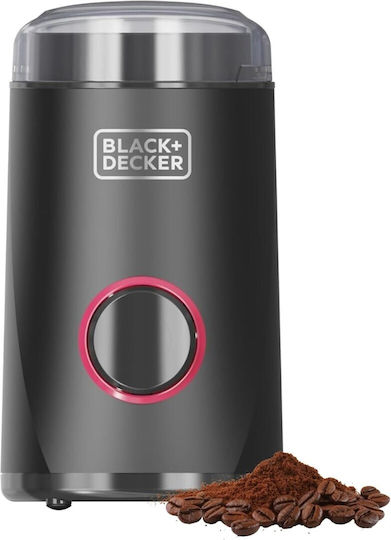 Black & Decker Elektrischer Kaffeemühle 150W mit einer Kapazität von 50gr Braun