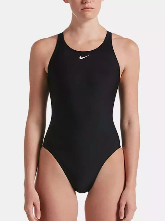 Nike Αθλητικό Ολόσωμο Μαγιό Μαύρο