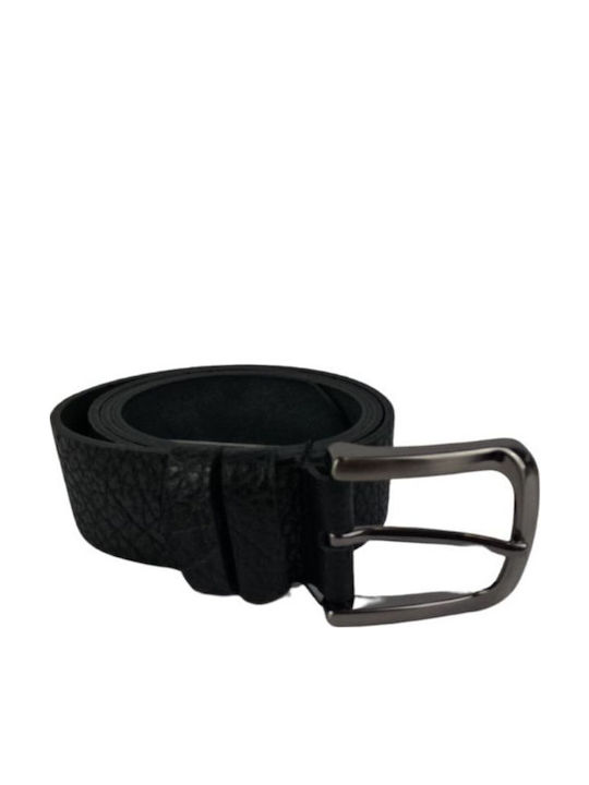 Classic Men's Leather Belt Dac Shop Anthracite Black