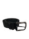 Classic Men's Leather Belt Dac Shop Anthracite Black