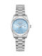 Slazenger Womens Battery Watch With Silver Steel Bracelet