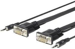 Vivolink Аудио 3.5mm / VGA Мъжки в 3.5mm / VGA Мъжки Vivolink Аудио 3.5mm / VGA Мъжки в 3.5mm / VGA Мъжки
