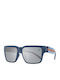 Timberland Men's Sunglasses with Blue Plastic Frame and Gray Lens TB9336-H 20R