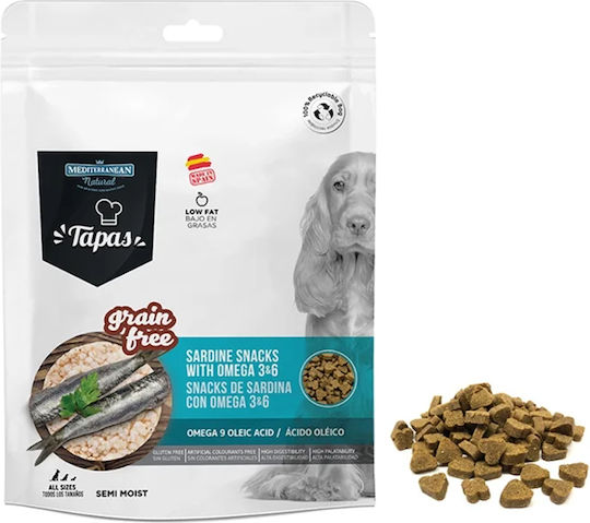 Mediterranean Natural Tapas Recompensă Pentru Câini Cu Sardină 150gr