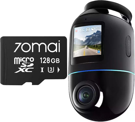 70Mai Omni X800 4K & 128GB Memory Card Camera DVR Auto 4K pentru