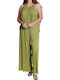 Women's Fabric Trousers Green