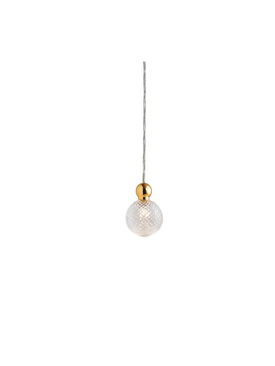 Ebb & Flow Pendant Light Gold with Crystals for...