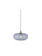 Ebb & Flow Pendant Light Blue with Socket E27 29x29cm