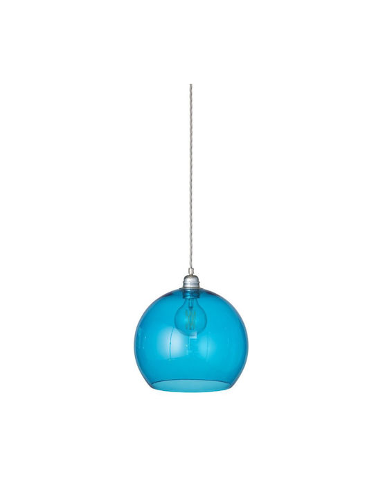 Ebb & Flow Pendant Light Turquoise with Socket ...