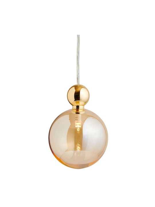 Ebb & Flow Pendant Light Transparent with Socket G4 10x10cm