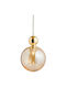 Ebb & Flow Pendant Light Transparent with Socket G4 10x10cm