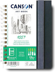 Artbook Notizbuch 1557 Spiral 120g/m² 14,8x21cm...
