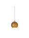 Ebb & Flow Pendant Light Turquoise with Socket E27 22x22cm
