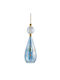 Ebb & Flow Pendant Light Black with Crystals for Socket E27 18x18cm