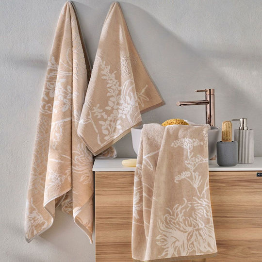 Kentia Hand Towel Mosco 30x50cm 26 Beige Weight 550gr/m²