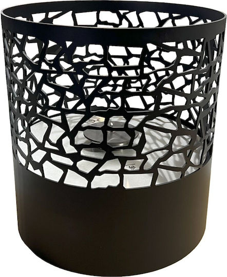 EcoHot Bio Stand Επιδαπέδιο Τζάκι Βιοαιθανόλης Εσωτερικού / Εξωτερικού Χώρου Μαύρο 35x35x38cm