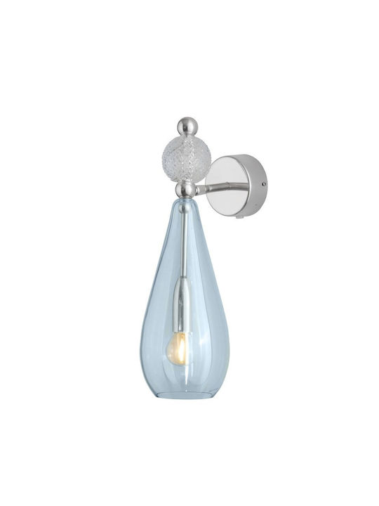 Ebb & Flow Leuchte Wand mit Fassung E14 Türkis