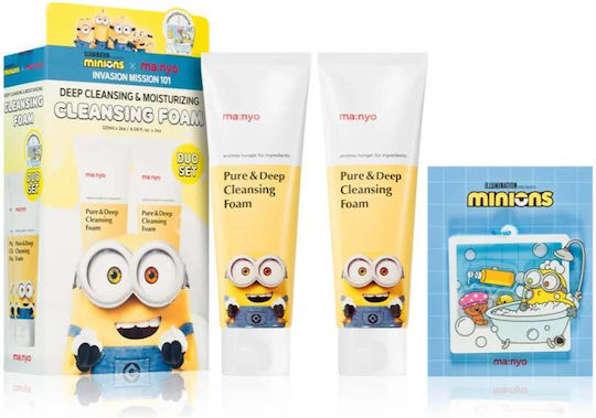 Ma:nyo Minions Αφρός Καθαρισμού Προσώπου 2x120ml