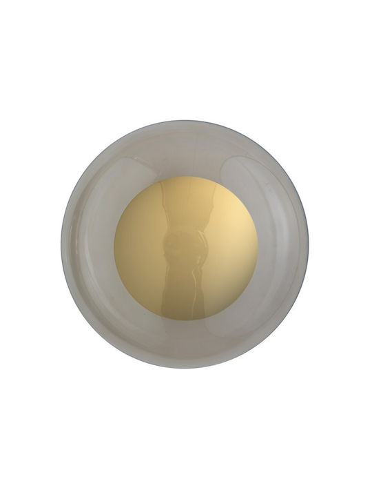 Ebb & Flow Ceiling Mount Light Brown with Socket E27