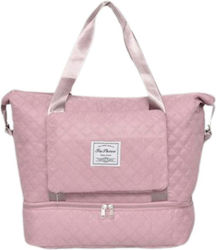 Reisetasche Rosa Stoff L40xB21xH33cm