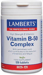 Lamberts Vitamin B 50 Complex 50mg 120 Ταμπλέτες