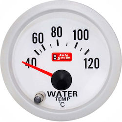 Auto Gauge Αναλογικό Όργανο Θερμοκρασίας Νερού Αυτοκινήτου 58mm