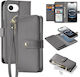 Dux Ducis Lawa Wallet Leather Silicone Gray iPh...
