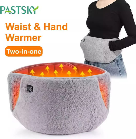 Pastsky Wp31gr Elektrischer Heizgürtel 3 Stufen Grau Bauchbereich Hände 2 1 Gebärmutter Menstruationswärmekissen