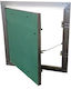 Moisture-Resistant Plasterboard Inspection Hatch Novamat Classic Brush Qic 20x20cm
