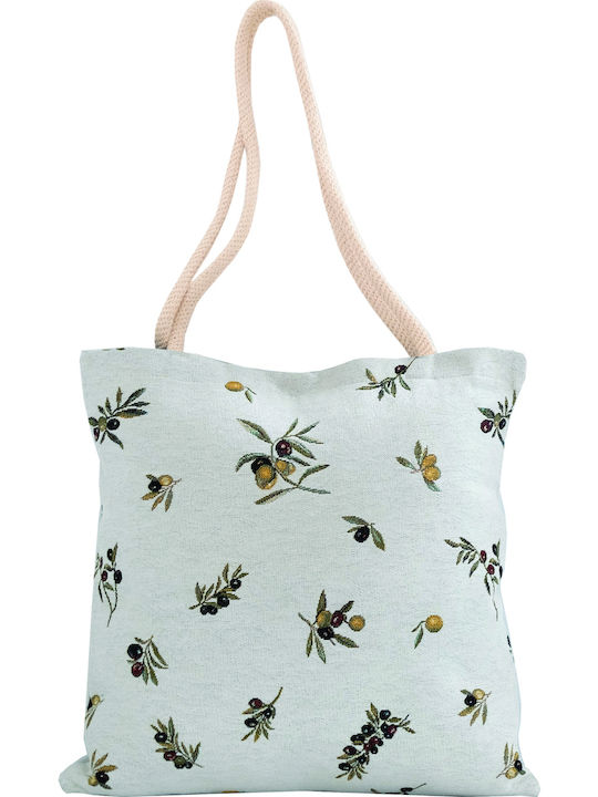Dimeco Geantă De Plajă Din Material Textil Verde