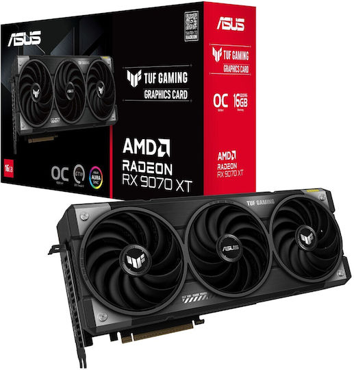 Asus Radeon RX 9070 XT 16GB GDDR6 OC Placă Grafică TUF-RX9070XT
