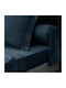Douceur d'Intérieur Sheet Super-Double with Elastic 160x200cm. Night Blue