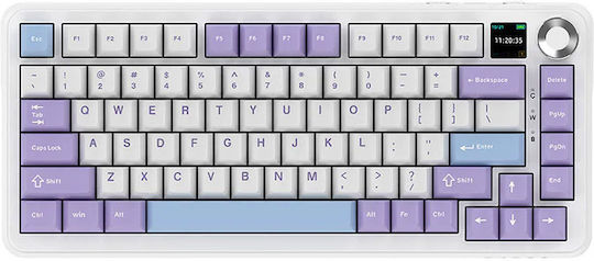 Ajazz AK820 Max Plus Gaming Mechanical Keyboard Tenkeyless with Mailard switches and RGB lighting (English US) Kirikawa Sea