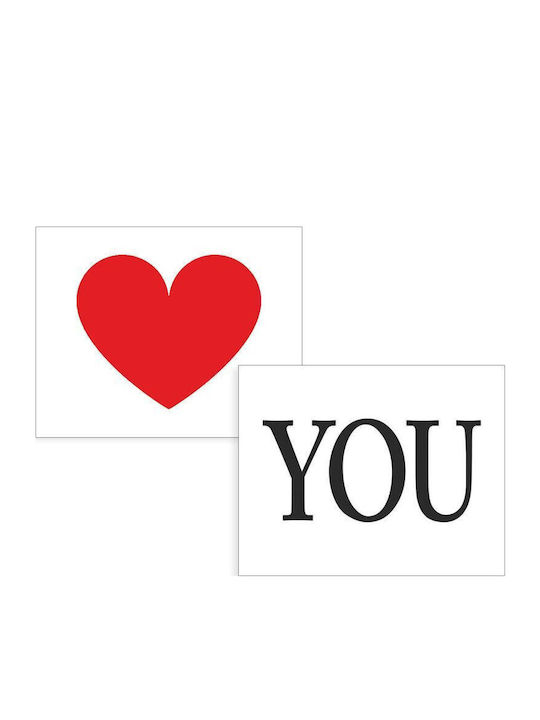 Heart You Shoe Stickers 2 Pieces