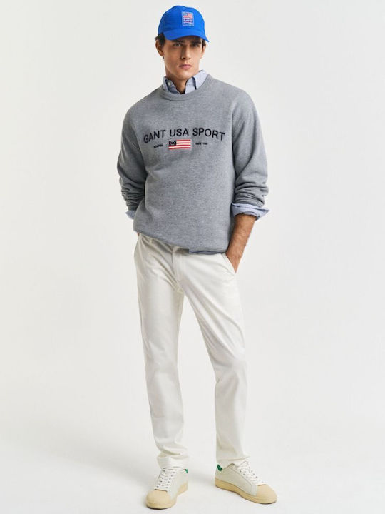 Gant Παντελόνι Chino σε Slim Εφαρμογή Cream