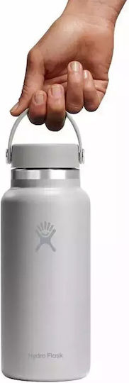 Hydro Flask Wide Mouth Thermos Bottle Stainless Steel 946ml Birch