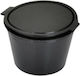 Schwarze Saucenbecher 120ml 50 Stück