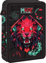 Must Team Filled Black Pencil Case