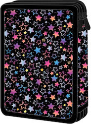 Double Filled Pencil Case Must Team 15x5x21 Stars