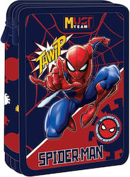 Ученически Несесер Двоен Пълен 15х5х21 Spiderman Thwip