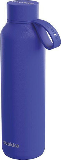Quokka Solid Bottle Thermos Stainless Steel 630ml Dusk Blue with Mouthpiece
