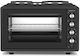 Davoline Urban Chef 3703 Electric Countertop Oven 37lt with 3 Burners Black