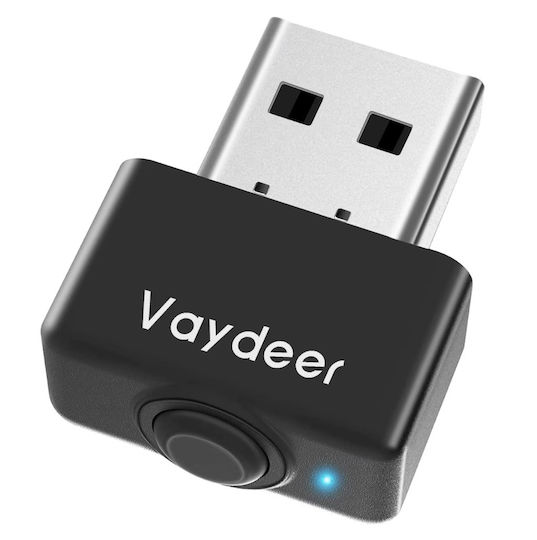Vaydeer Mini Mouse Jiggler Plug & Play USB Buton Pornire/Oprire Simulează Mișcarea Mouse-ului Negru