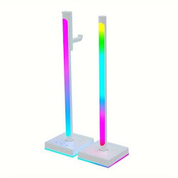 Ajazz Abl190 Επιτραπέζια Βάση Ακουστικών Φωτισμό Led 2τμχ Λευκό Ajazz Abl190 Επιτραπέζια Βάση Ακουστικών Φωτισμό Led 2τμχ Λευκό